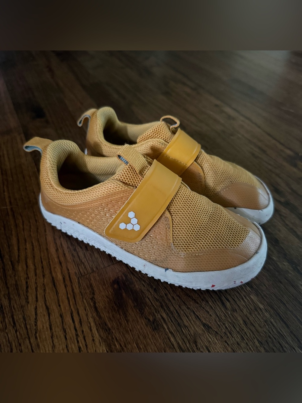 Vivobarefoot Kids Primus Sport Sneaker - Mustard Yellow - Size 29